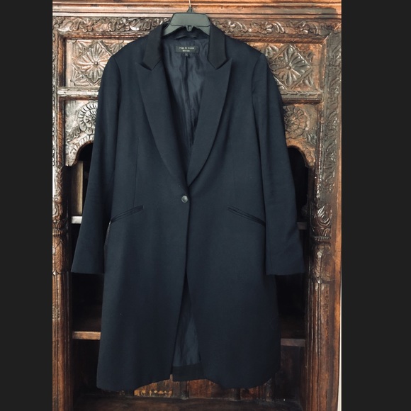 rag and bone black coat